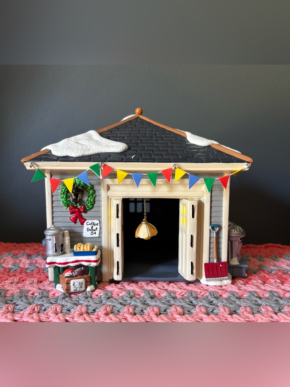 Dept. 56 Snow Village “…Another Man’s Treasure” Garage (22 piece)